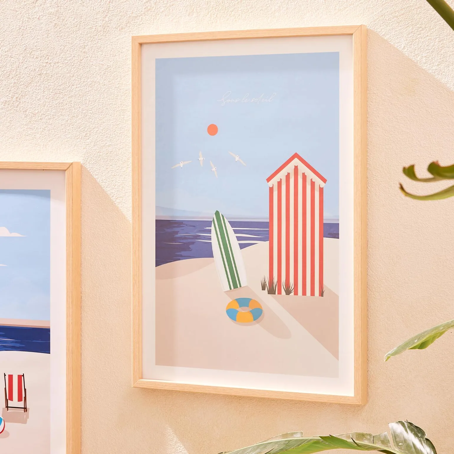 4MURS Image encadrée SOUS LE SOLEIL 40 x 60 cm - 4MURS