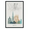 4MURS Image sous verre METZ 40 x 60 cm - 4MURS