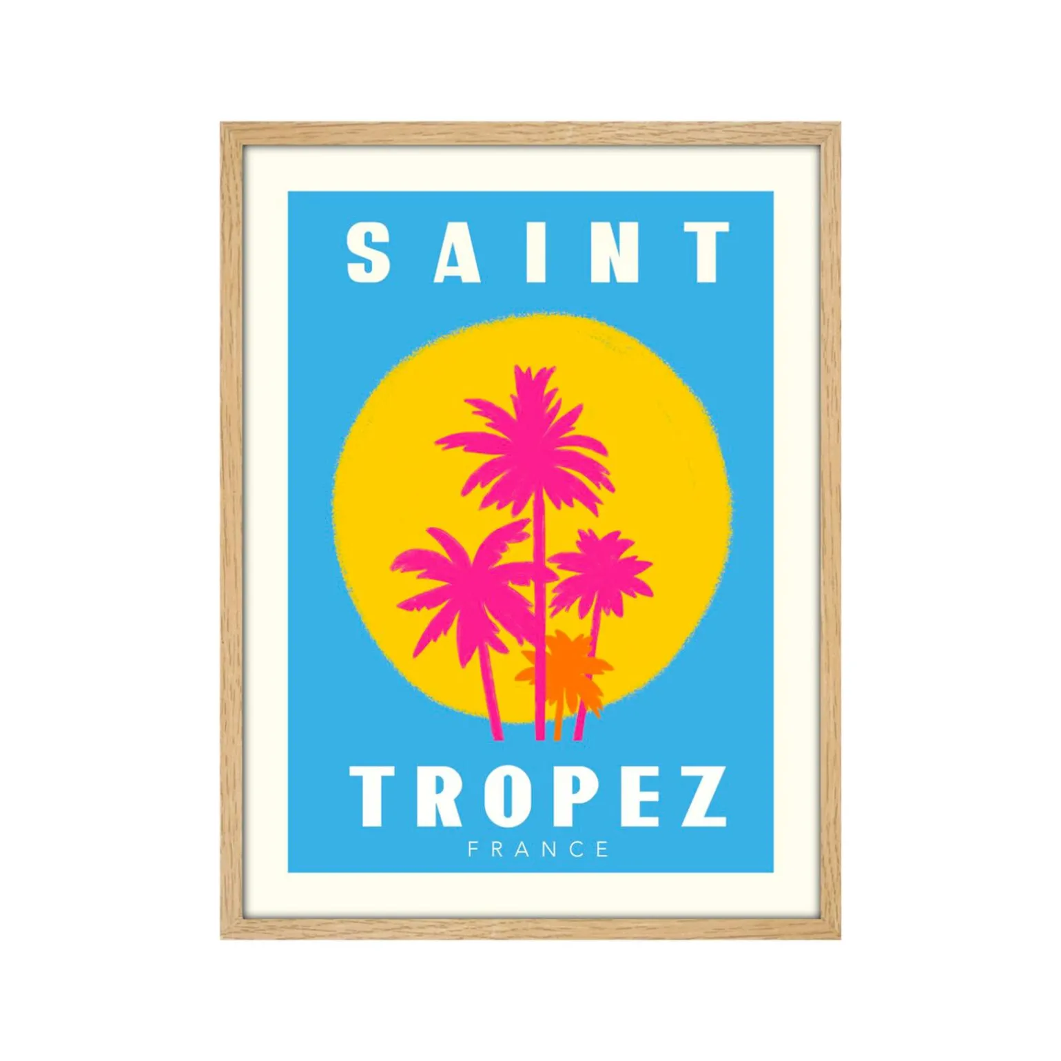 4MURS Image sous verre SAINT TROPEZ 30 x 45 cm - 4MURS