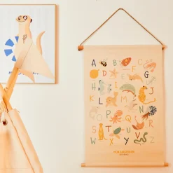 4MURS Kakémono déco ABÉCÉDAIRE DES DUNES multicolore - 4MURS