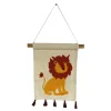 4MURS Kakémono déco LION coloris beige, jaune et orange - 4MURS
