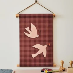 4MURS Kakémono déco NATY coloris rose - 4MURS