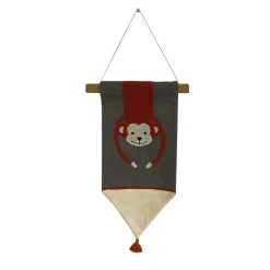 4MURS Kakémono déco SINGE coloris nuances de marron - 4MURS