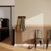 4MURS Papier peint intissé SOUBASSEMENT TASSEAUX bois clair - 4MURS