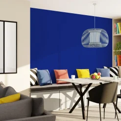 4MURS Papier peint intissé OPAL coloris bleu électrique - 4MURS