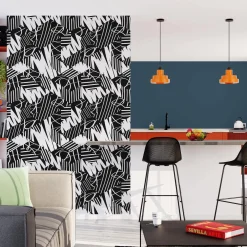 4MURS Papier peint intissé BLAIZE coloris noir léger - 4MURS
