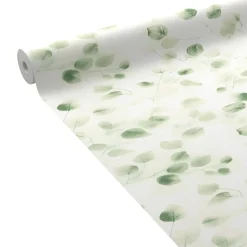 4MURS Papier peint intissé EFFIE coloris vert feuille - 4MURS