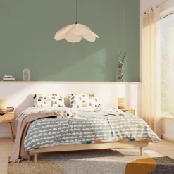 4MURS Papier peint intissé OPAL coloris vert de gris - 4MURS