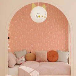 4MURS Papier peint intissé FANTINE coloris terracotta - 4MURS