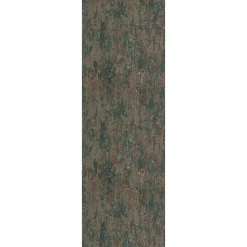 4MURS Papier peint intissé BROCK vert mousse et rouille - 4MURS