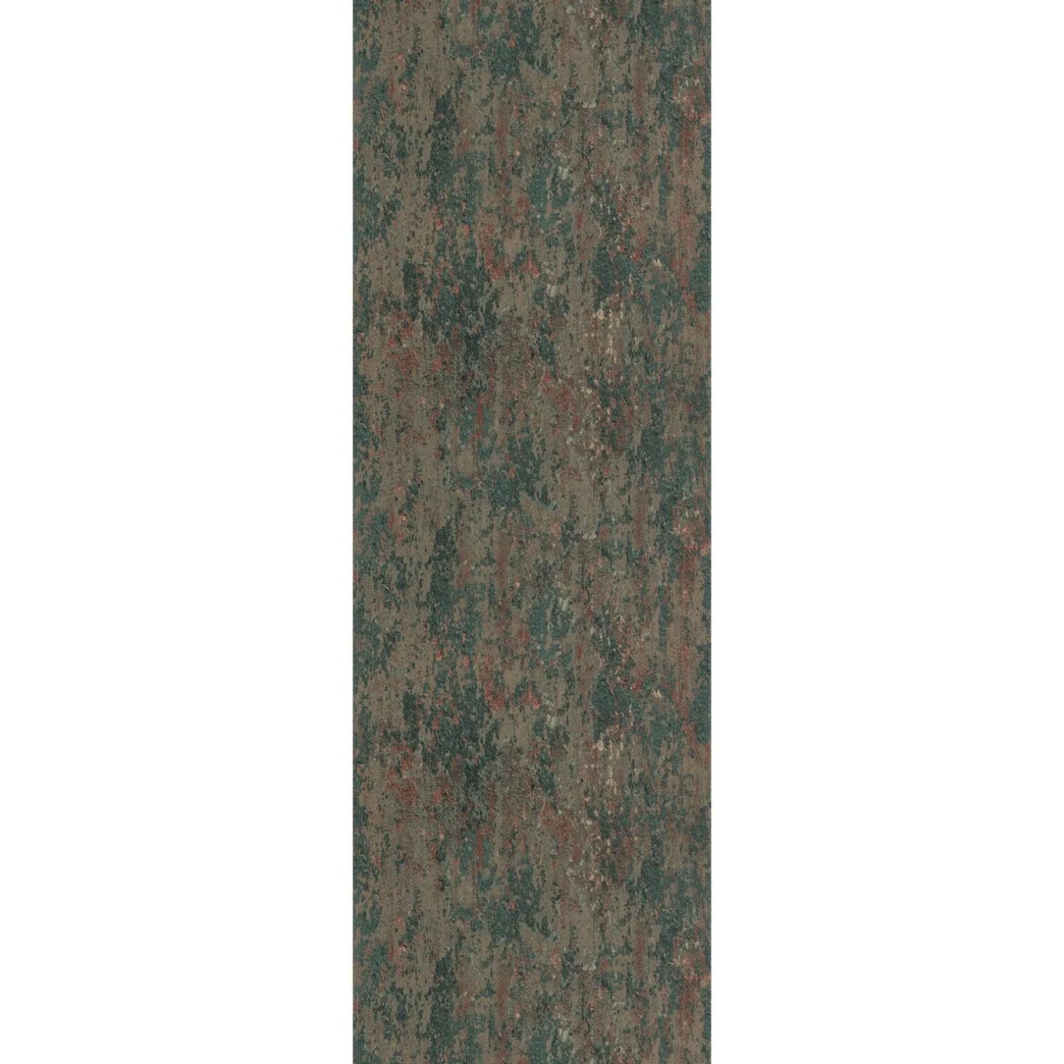 4MURS Papier peint intissé BROCK vert mousse et rouille - 4MURS
