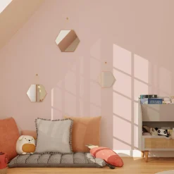 4MURS Papier peint intissé OPAL coloris rose poudré - 4MURS