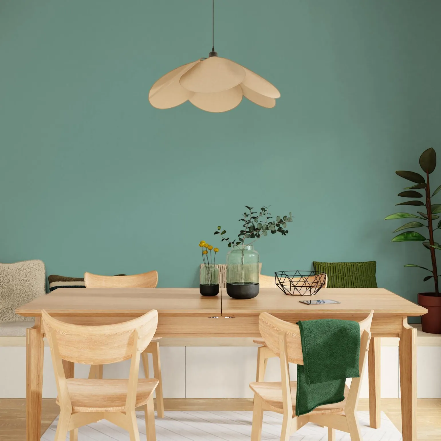 4MURS Papier peint intissé OPAL coloris bleu givré - 4MURS