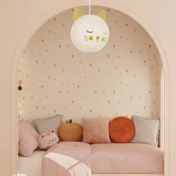 4MURS Papier peint intissé HEARTS vieux rose et beige rosé - 4MURS