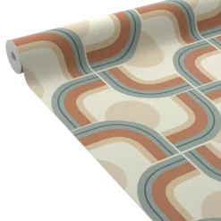 4MURS Papier peint intissé SUZIE coloris multicolore - 4MURS