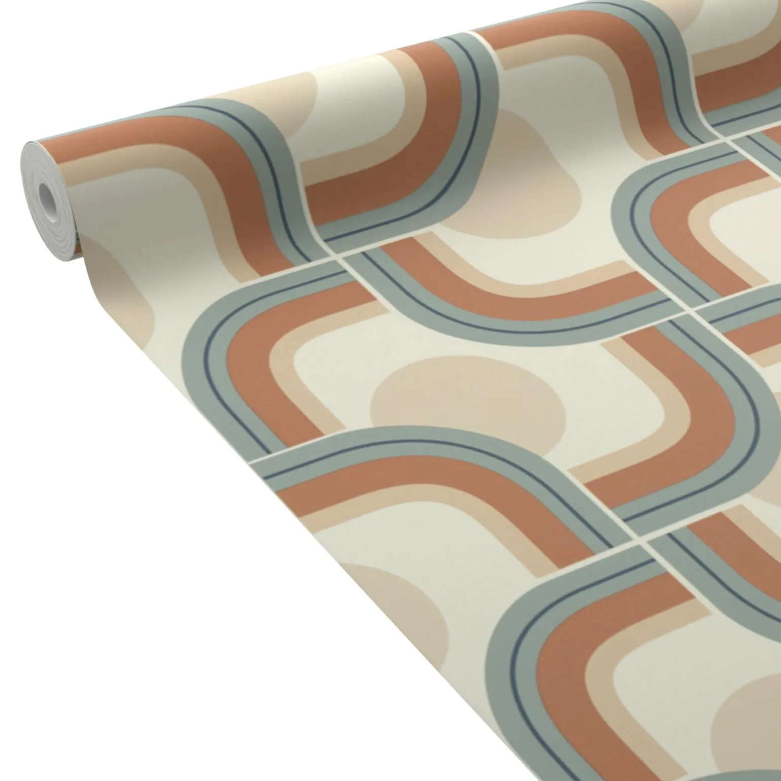 4MURS Papier peint intissé SUZIE coloris multicolore - 4MURS