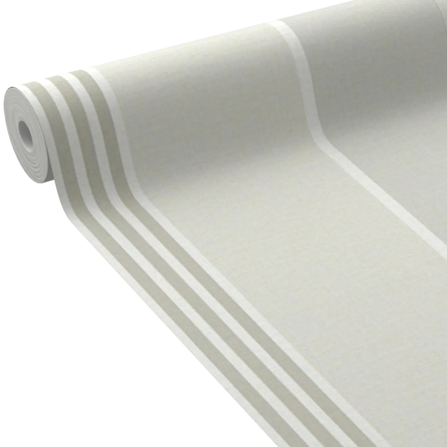 4MURS Papier peint intissé FLORENTINE BAYADÈRE Beige taupe - 4MURS