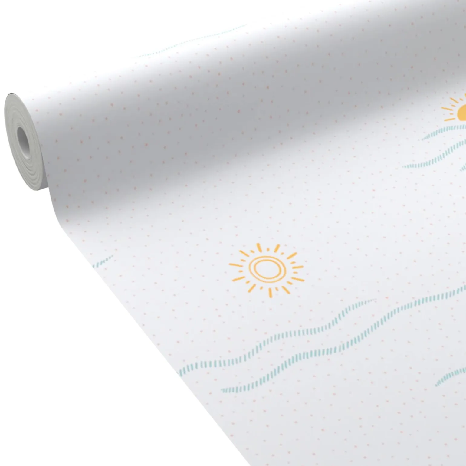 4MURS Papier peint intissé SOLEA coloris blanc - 4MURS