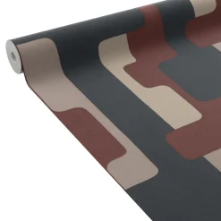 4MURS Papier peint intissé NAMBA beige et terracotta - 4MURS
