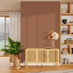 4MURS Papier peint intissé MAHDI coloris terracotta - 4MURS