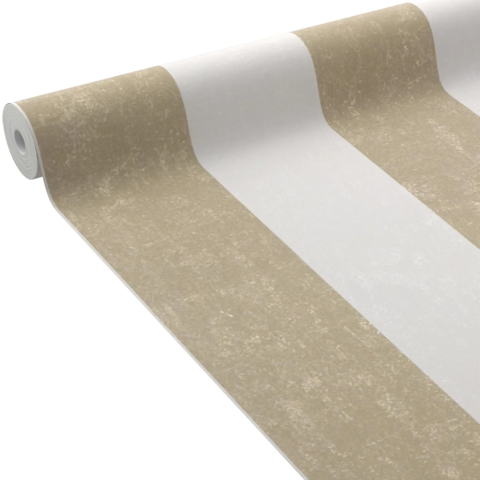 4MURS Papier peint intissé PALAZZO STRIPE or et blanc - 4MURS