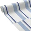 4MURS Papier peint intissé MARINE coloris bleu fumée - 4MURS