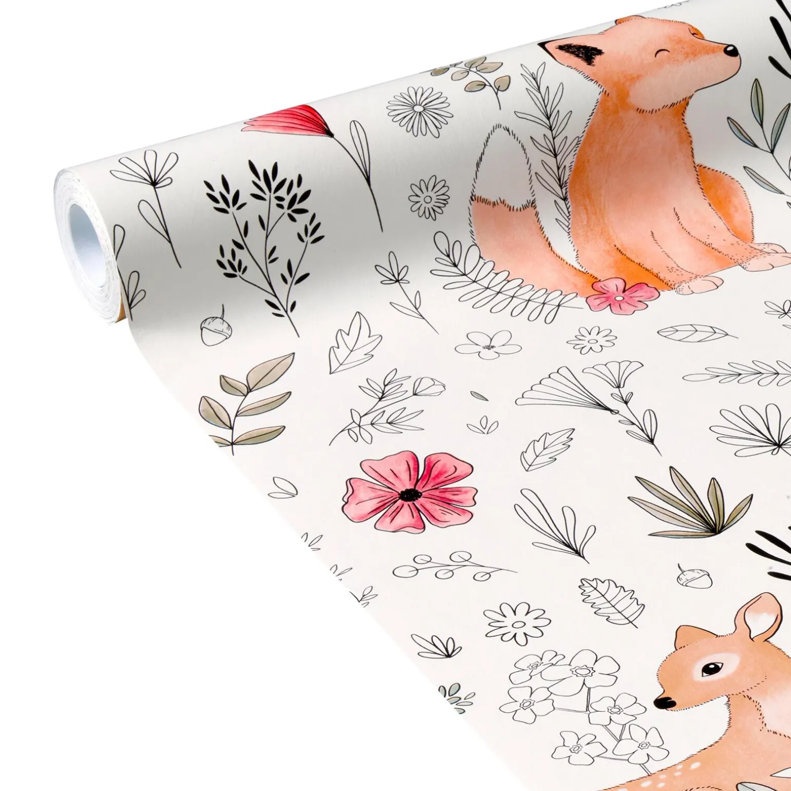 4MURS Papier peint intissé CALM FOREST coloris multicolore - 4MURS