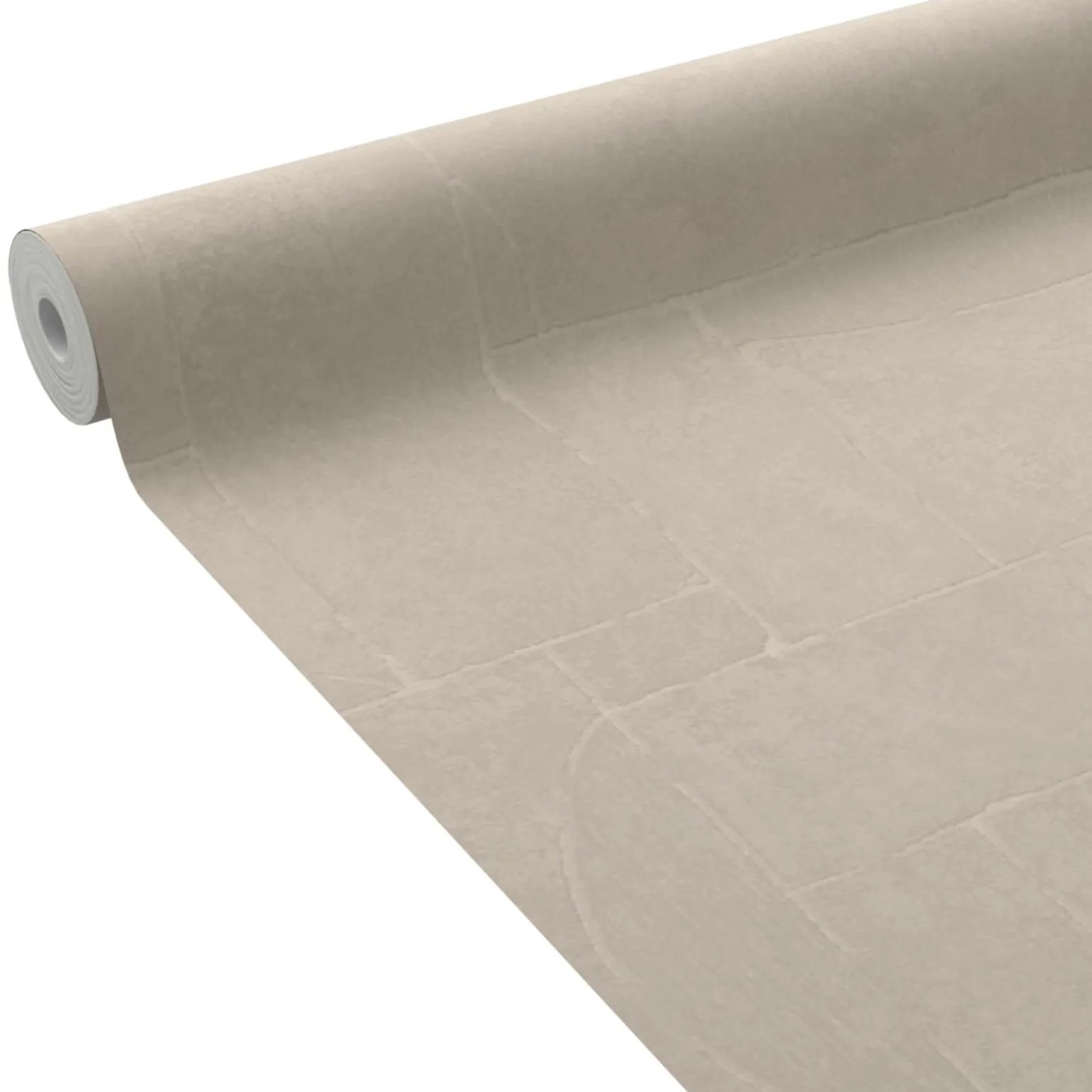 4MURS Papier peint intissé CLAY coloris blanc crème - 4MURS