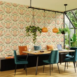 4MURS Papier peint intissé DALILAH coloris multicolore - 4MURS