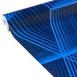 4MURS Papier peint intissé ASHTON coloris bleu électrique - 4MURS