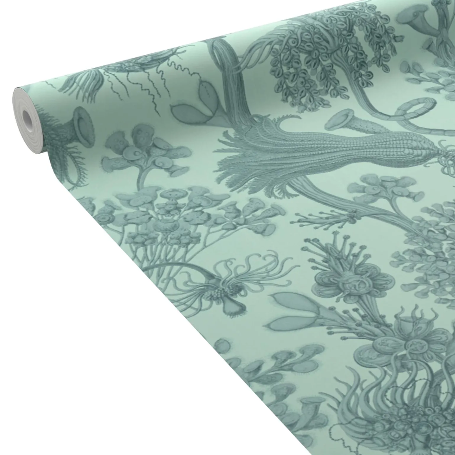 4MURS Papier peint intissé CYRIAC coloris bleu givré - 4MURS