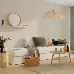 4MURS Papier peint intissé OPAL coloris beige naturel - 4MURS
