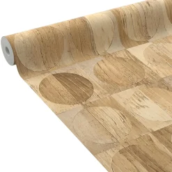 4MURS Papier peint intissé ALBAY coloris brun doré - 4MURS