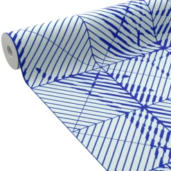 4MURS Papier peint intissé LOGAN coloris bleu électrique - 4MURS