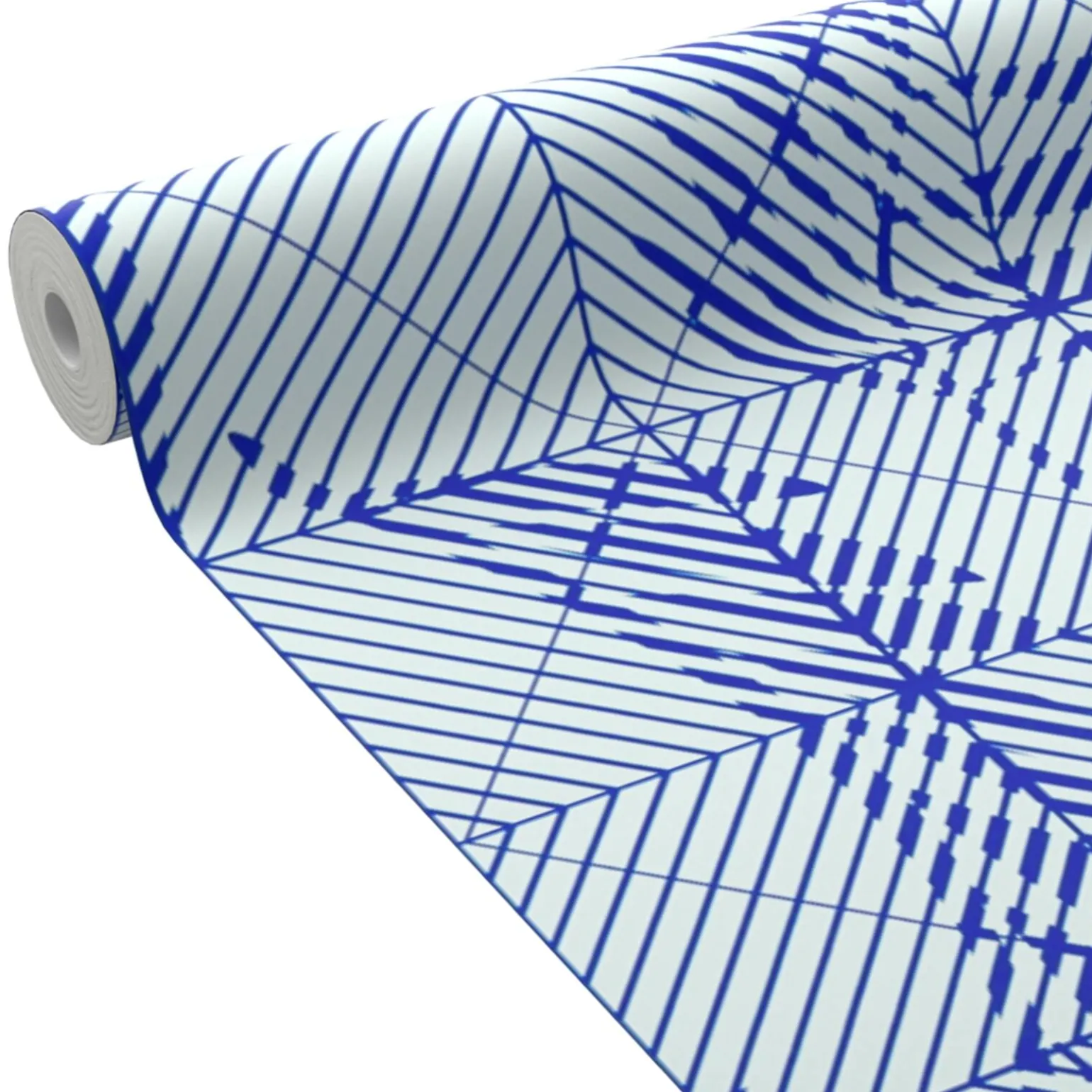 4MURS Papier peint intissé LOGAN coloris bleu électrique - 4MURS