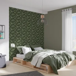 4MURS Papier peint intissé CAMO coloris vert kaki - 4MURS