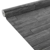 4MURS Papier peint intissé BURNT WOOD coloris Noir charbon - 4MURS