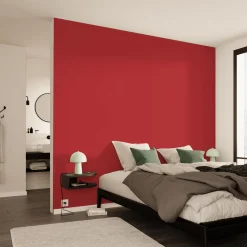 4MURS Papier peint intissé OPAL coloris rouge - 4MURS