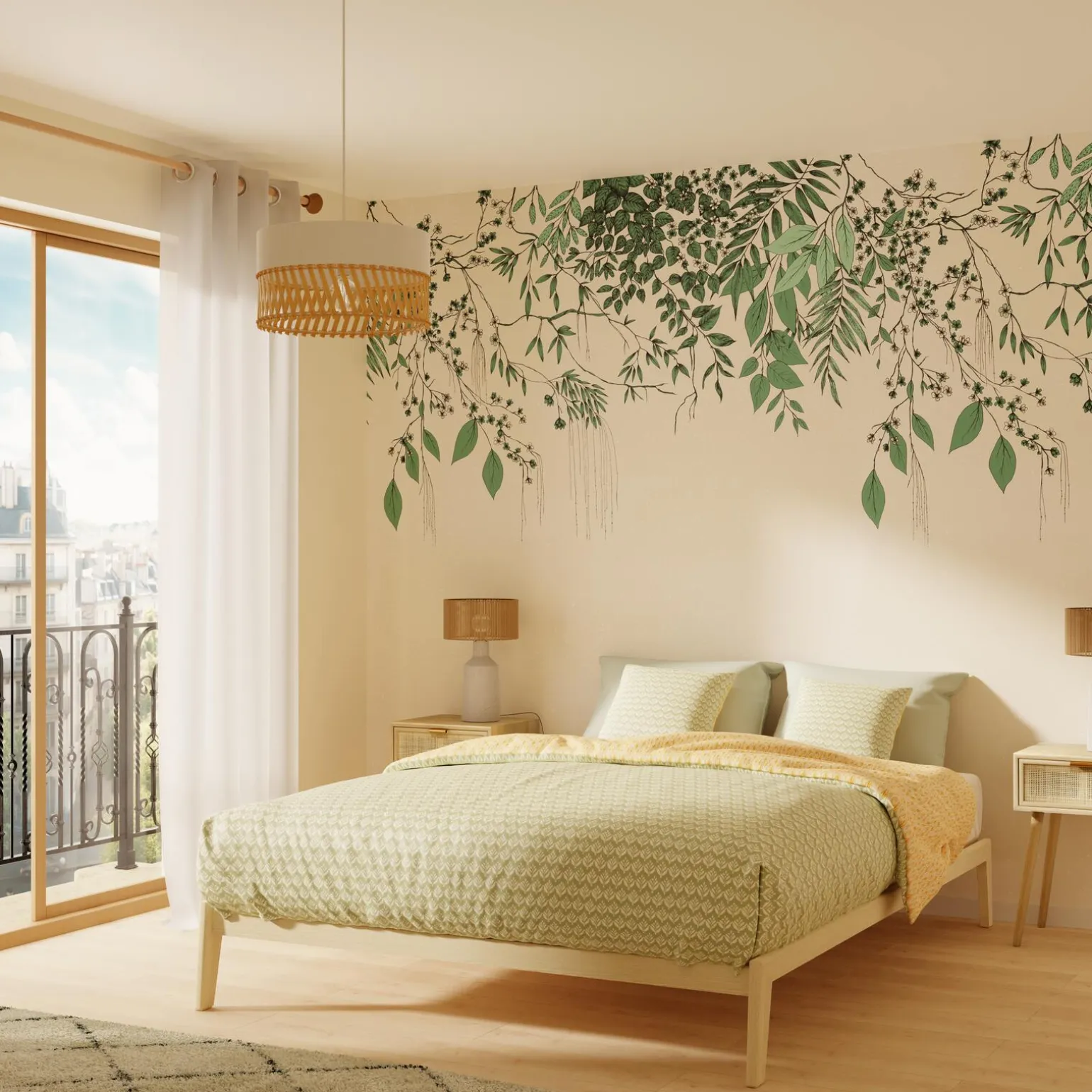 4MURS Papier peint panoramique XL NAHIA 300 x 270 cm - 4MURS