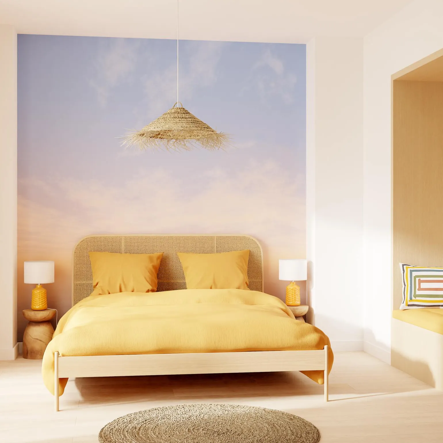 4MURS Papier peint panoramique XL TRAMONTO 265 x 280 cm - 4MURS