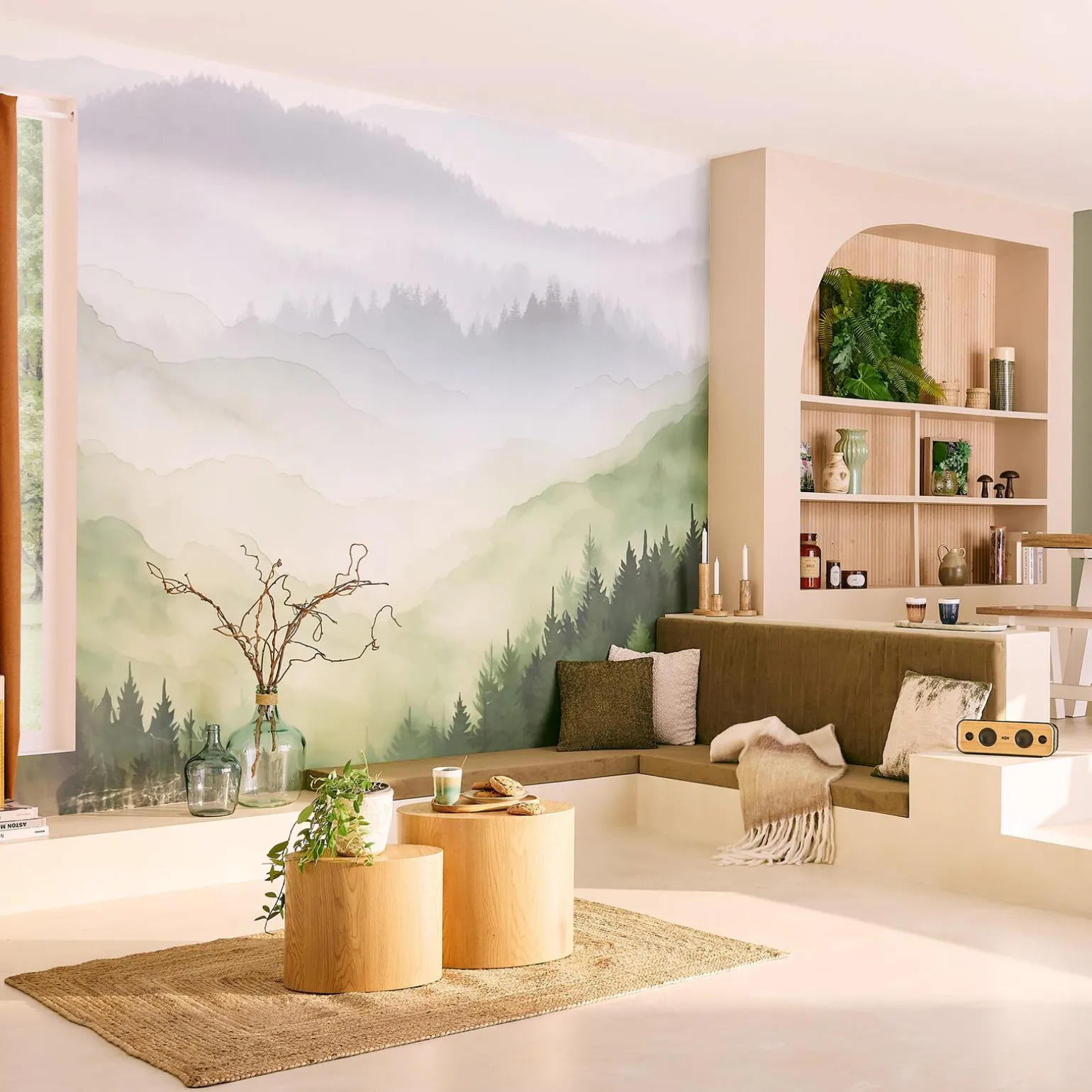 4MURS Papier peint panoramique XL ALPHEE 300 x 270 cm - 4MURS