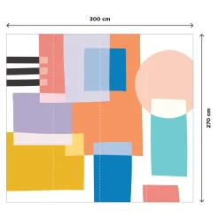 4MURS Papier peint panoramique XL CAMILO 300 x 270 cm - 4MURS