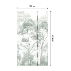 4MURS Papier peint panoramique L LEONARD 159 x 280 cm - 4MURS