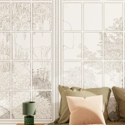 4MURS Papier peint panoramique XL BOW WINDOW 300 x 270 cm - 4MURS