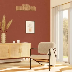 4MURS Papier peint vinyle SYDNEY coloris terracotta - 4MURS