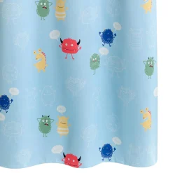 4MURS Rideau occultant CUTE MONSTER multicolore 140 x 250 cm - 4MURS