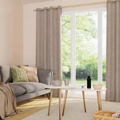 4MURS Rideau thermique DICKSON coloris lin 140 x 260 cm - 4MURS