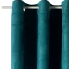 4MURS Rideau VELVET coloris bleu paon 140 x 260 cm - 4MURS