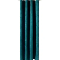 4MURS Rideau VELVET coloris bleu paon 140 x 260 cm - 4MURS