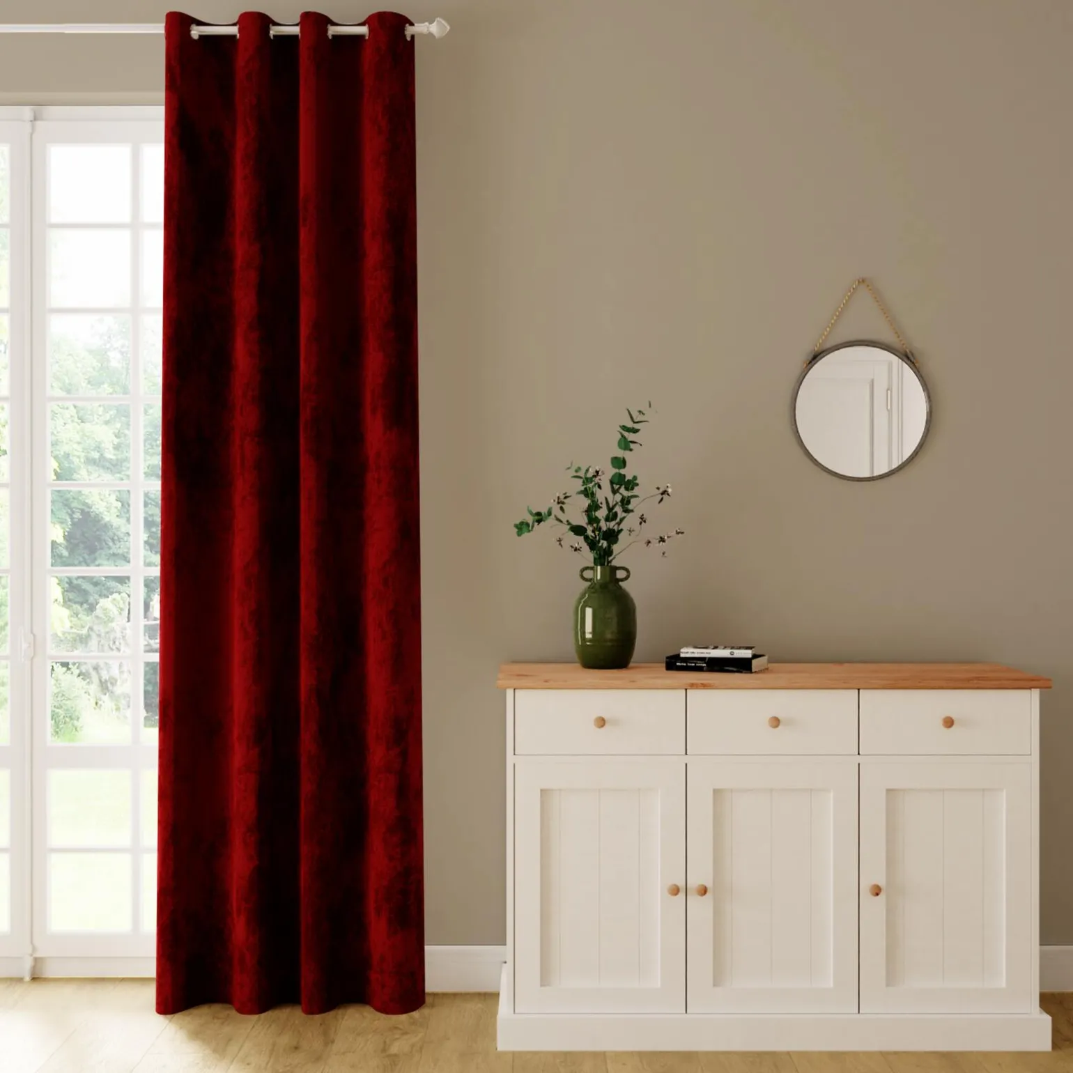 4MURS Rideau VELVET coloris marsala 140 x 260 cm - 4MURS